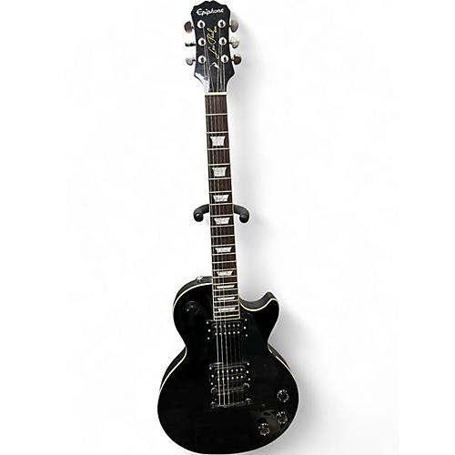 Used Epiphone Les Paul Custom Black Solid Body Electric Guitar Black
