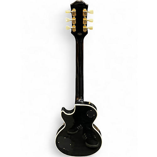 Used Epiphone Les Paul Custom Black Solid Body Electric Guitar Black