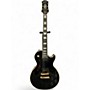 Used Epiphone Les Paul Custom Black Solid Body Electric Guitar Black