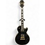 Used Epiphone Les Paul Custom Black Solid Body Electric Guitar Black