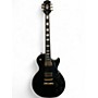 Used Epiphone Les Paul Custom Black Solid Body Electric Guitar Black