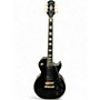 Used Epiphone Les Paul Custom Black Solid Body Electric Guitar Black