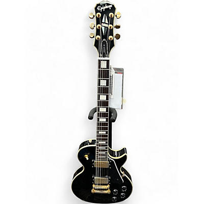 Used Epiphone Les Paul Custom Black Solid Body Electric Guitar
