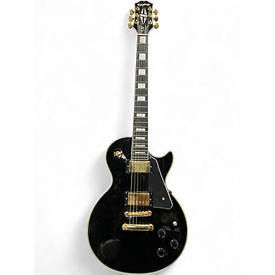Used Epiphone Les Paul Custom Black Solid Body Electric Guitar