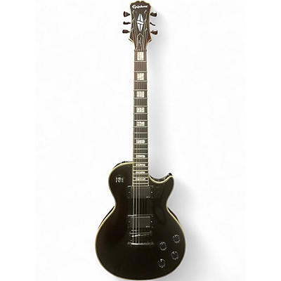 Used Epiphone Les Paul Custom Black Solid Body Electric Guitar