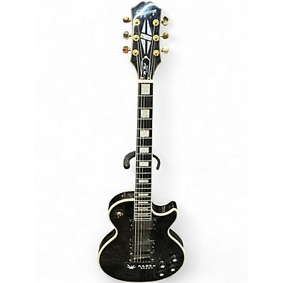 Used Epiphone Les Paul Custom Black Solid Body Electric Guitar