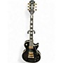 Used Epiphone Les Paul Custom Black Solid Body Electric Guitar Black
