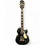 Used Epiphone Les Paul Custom Black Solid Body Electric Guitar Black