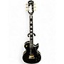 Used Epiphone Les Paul Custom Black Solid Body Electric Guitar Black