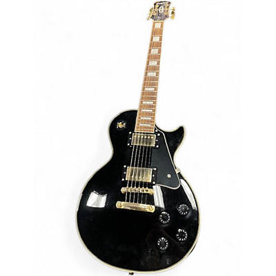 Used Epiphone Les Paul Custom Black Solid Body Electric Guitar