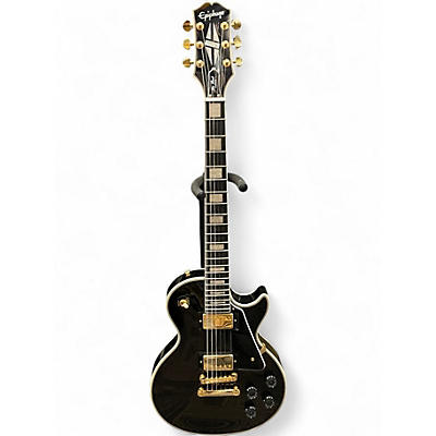 Used Epiphone Les Paul Custom Black Solid Body Electric Guitar