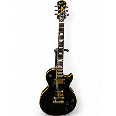 Used Epiphone Les Paul Custom Black Solid Body Electric Guitar