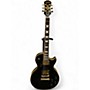 Used Epiphone Les Paul Custom Black Solid Body Electric Guitar Black