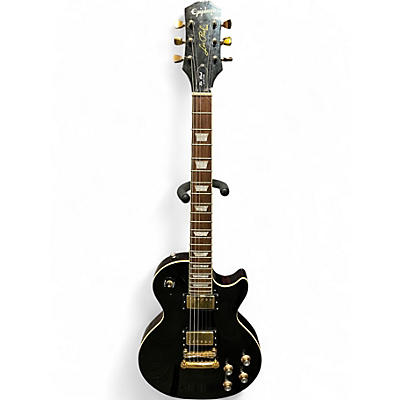 Used Epiphone Les Paul Custom Black Solid Body Electric Guitar