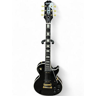 Used Epiphone Les Paul Custom Black Solid Body Electric Guitar