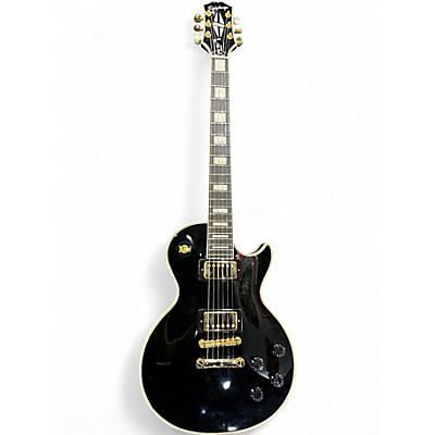 Used Epiphone Les Paul Custom Black Solid Body Electric Guitar