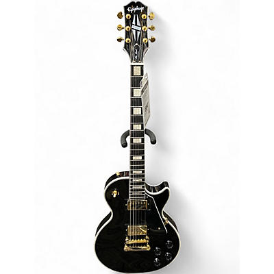 Used Epiphone Les Paul Custom Black Solid Body Electric Guitar