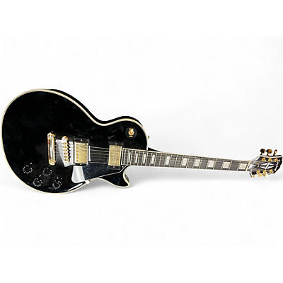 Used Epiphone Les Paul Custom Black Solid Body Electric Guitar