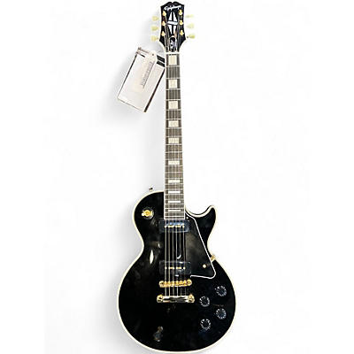 Used Epiphone Les Paul Custom Black Solid Body Electric Guitar