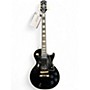 Used Epiphone Les Paul Custom Black Solid Body Electric Guitar Black