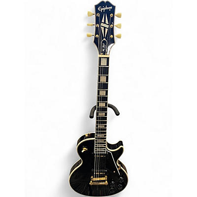 Used Epiphone Les Paul Custom Black Solid Body Electric Guitar