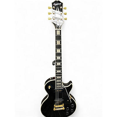 Used Epiphone Les Paul Custom Black Solid Body Electric Guitar
