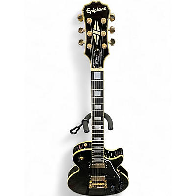Used Epiphone Les Paul Custom Black Solid Body Electric Guitar