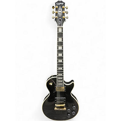 Used Epiphone Les Paul Custom Black Solid Body Electric Guitar