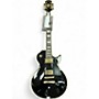 Used Epiphone Les Paul Custom Black Solid Body Electric Guitar Black