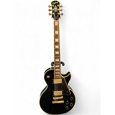 Used Epiphone Les Paul Custom Black Solid Body Electric Guitar