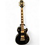 Used Epiphone Les Paul Custom Black Solid Body Electric Guitar Black