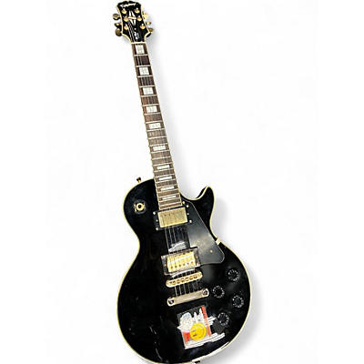Used Epiphone Les Paul Custom Black Solid Body Electric Guitar