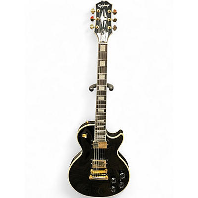 Used Epiphone Les Paul Custom Black Solid Body Electric Guitar