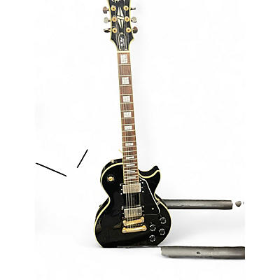 Used Epiphone Les Paul Custom Black Solid Body Electric Guitar
