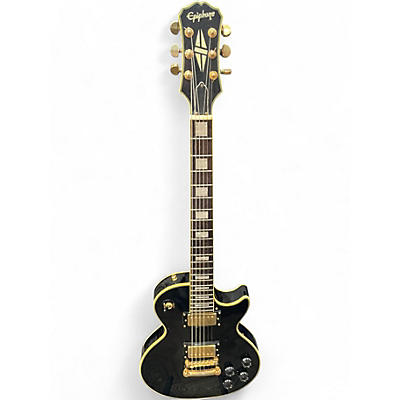 Used Epiphone Les Paul Custom Black Solid Body Electric Guitar