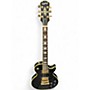 Used Epiphone Les Paul Custom Black Solid Body Electric Guitar Black