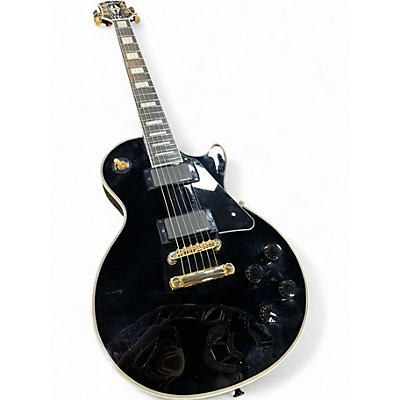 Used Epiphone Les Paul Custom Black Solid Body Electric Guitar