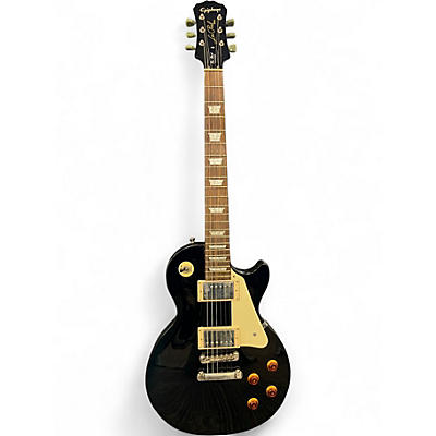 Used Epiphone Les Paul Custom Black Solid Body Electric Guitar