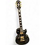 Used Epiphone Les Paul Custom Black Solid Body Electric Guitar Black