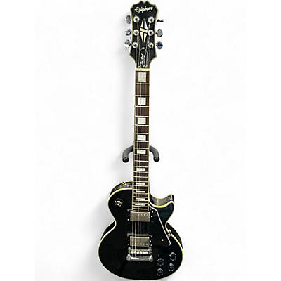 Used Epiphone Les Paul Custom Black Solid Body Electric Guitar