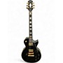 Used Epiphone Les Paul Custom Black and Gold Solid Body Electric Guitar Black and Gold