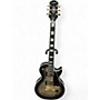 Used Epiphone Les Paul Custom Black and Silver Solid Body Electric Guitar Black and Silver