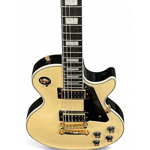 Used Epiphone Les Paul Custom Blackback Pro Alpine White Solid Body Electric Guitar Alpine White