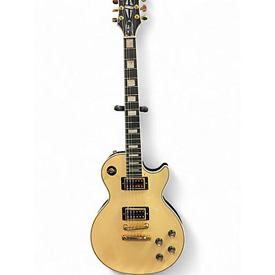 Used Epiphone Les Paul Custom Blackback Pro Antique White Solid Body Electric Guitar