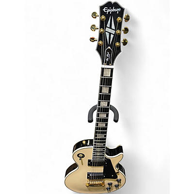 Used Epiphone Les Paul Custom Blonde Solid Body Electric Guitar