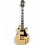 Used Epiphone Les Paul Custom Buttercream Solid Body Electric Guitar Buttercream