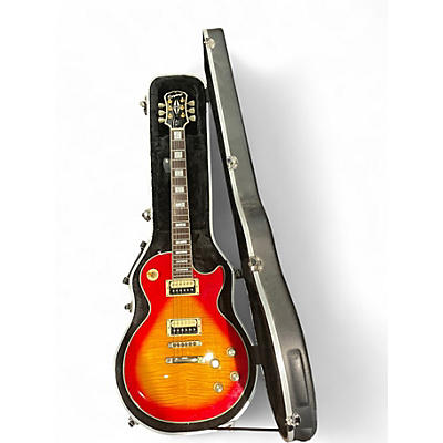 Used Epiphone Les Paul Custom Cherry Sunburst Solid Body Electric Guitar