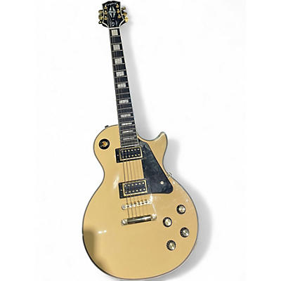 Used Epiphone Les Paul Custom Cream Solid Body Electric Guitar