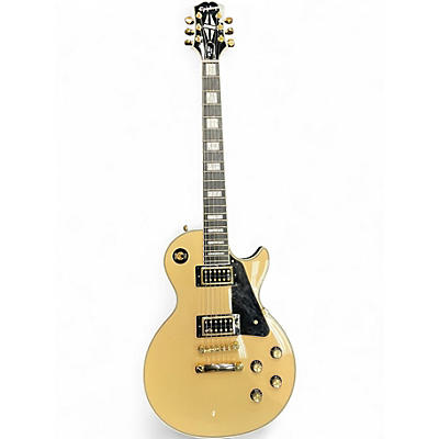 Used Epiphone Les Paul Custom Cream Solid Body Electric Guitar