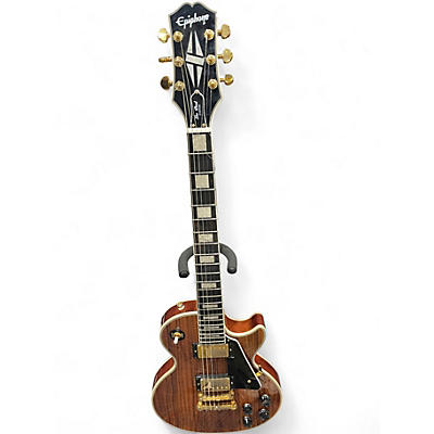 Used Epiphone Les Paul Custom DARK NATURAL Solid Body Electric Guitar